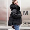 2018 veste d'hiver femmes épais vêtements de neige manteau dame vêtements femmes vestes Parkas fausse fourrure col Parka vers le bas veste en coton