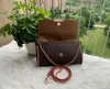 2021 Handtassen Portemonnee Vrouwen Lederen Flap Bag Schoudertas Portemonnee Hoge Kwaliteit Camera Messenger Bag 21 Cm