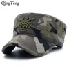 2018 Nya ankomster Flat Cap Army Baseball Cap Men Tactical Navy Seal Army Camo Cap justerbar Visor Sun Hats Y190520047165710