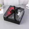 Food Packaging Box Wedding Favors Carton Hand-held Transparent PVC Gift boxes Creative Folding Flower Packaging Box LX2369