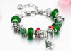 Handgemaakte DIY European en American Armband Kerstboom Santa Claus Beer Legering Grootgat Bead Bracelet 19cm + 3cm W702