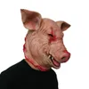 Maschera horror di Halloween Masquerade Maschera testa di maiale Costume cosplay animale La maschera in lattice