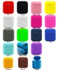 18 colori per Apple Airpods Custodia in silicone Custodia morbida per custodia protettiva ultra sottile in TPU per Air pod Custodia per auricolari