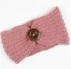 Fascia per capelli all'uncinetto lavorata a maglia con fibbia per donna