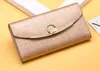 Portafogli stagionali New Designer Long Women Round Hasp Fashion Lady Wallet Crush Clutch Coin Borse Multi Funcito Borse 5