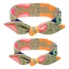 الأم و الطفل القوس رباط رباطات المطبوعة مرونة نقطة منقوشة bowknot hairbands الفتيات أغطية الرأس غطاء الرأس الاطفال اكسسوارات للشعر 6 نمط HHA571