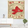 Tapeçaria de tarô europeu, astrologia, decoração de parede, pano, sol, lua, estrela, tenture, mural moderno, quarto, dormitório, decor239k