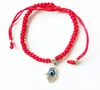20st / mycket lycklig kabbalah röd sträng tråd hamsa armband turkiska onda ögon charm kvinnor handgjorda fatima vänskap smycken