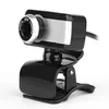 USB Webcam HD 480P Video Câmera Live Web Câmeras para o YouTube Microsoft HP Computer com Conferência de Microfone Web Cam 360 RotationJ