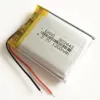 803443 3,7 V 1200 mAh batería recargable LiPo de polímero de litio para Mp3 MP4 DVD PAD teléfono móvil GPS banco de energía Cámara E-books recoder modelo