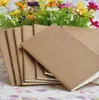 Fodrade sidor Travel Journal Notebooks Kraft Brown Soft Cover Notebook A5 Storlek 210 mm x 140 mm 60 sidor 30 ark Stationery Office Supplies