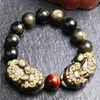 Menottes en diamant naturel mexicain fait à la main, Bracelet pour hommes et femmes, bijoux en cristal d'obsidienne, vente en gros