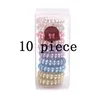 Mehrfarbiges Telefonkabel, Gummi-Haargummi, 3,8 cm, elastisches Haarband für Mädchen, Ringseil, Bonbonfarben-Armband, dehnbares Haargummi