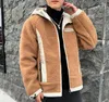 Men's Winter Hooded Jackets 2021 Autum Warm Cashmere Coats For Males Zipper Hoodies Letters Print M-4XL Sizes1