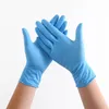 Nuevos guantes azules desechables elásticos para el hogar, guantes de trabajo para la protección del medio ambiente, guantes de limpieza resistentes al desgaste para el hogar T3I5703