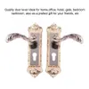 European Style Retro Door Handle Lock Aluminum Alloy Vintage Interior Bedroom lock Antitheft Home Room Safety Door Locks T2001116889531