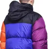 Mode nuptse mmj färg kollision ned jacka logotyp broderi rockar par kappa vinter berg ytterkläder varm mode hfhlyrf005762997