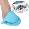 Mini Oven Mitt Kitchen Small Silicone Pot Holder Non-Slip kitchen microwave heat assistance cooking pinch grip protector Glove 1 PCS 122249