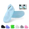 Shoes Cover Silicone Gel Waterproof Rain Shoes Covers Reusable Rubber Elasticity Overshoes Non-slip Unisex Wear-Resistant Recyclable