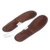 Electric Heating Insoles Foot Heater Winter Snow Warm Soft USB Warmer Pads - Coffee