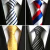 Fashion neck tie Stripe necktie 80 Color 146*8cm Occupational shirt Necktie for Father's Day business tie Christmas Gift