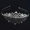 Girls Crowns With Rhinestones Wedding Jewelry Bridal Headpieces Birthday Party Performance Pageant Crystal Tiaras Wedding Accessories BW-T011
