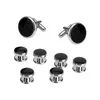 Cufflinks and rivets set for tuxedo shirts business wedding 2 cufflinks and 6 rivets