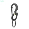 Black Beetle Outdoors Carabiner Portable Type D Boucle Métalle Fast Fixen Key Ring Bottle Opender Spring Hook Fonction Gadgets Outdoor