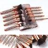 Luxury Diamond Makeup Brushes Set 10st med Bag Brush for Face and Eyes Make Up Brush Professional Foundation concealer Eyeshadow9778769