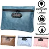 Smell Proof Bags with Combination Lock Leather Smoking Odor Stash Waterproof Container Storage Case18011652