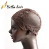 Bella Hair Professionelle Spitzen-Perückenkappen für die Herstellung von Perücken, verschiedene Arten von Spitzenfarben, Schwarz/Braun/Blond, Schweizer Spitzenkappe, Größe L/M/S