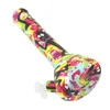 Bongs incassables bécher en silicone portable eau bong fumer Pipe Bongs en verre dab rig avec bol en verre narguilé chicha pour huile de cire