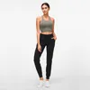Yoga Outfits Pants Spandex Leggings Push Up Gym Clothes Women Fitness Tights With Pocket Femme Drawstring High midje Legins Loose5969335