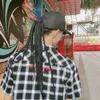 Hip-Hop Reggae Black Dreadlocks Peruka Masquerade Braids Cosplay Party Wig Włosy Dla Kobiet Mężczyzna Darmowa Wysyłka Peruka