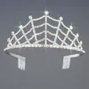 Rhinestones ile Gelin Tiaras Düğün Takı Kızlar Başlıklar Doğum Günü Partisi Performans Pageant Kristal Taçlar Düğün Aksesuarları BW-ZH034