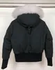 2020 top kanada frauen trillium femme draußen pelz runter jacke hauch dick warm gans down mantel verdicken fourrure mit kapuze jacke