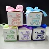 100pcs Baby Carriage Hollow Candy Box Baby Shower Sweet Gift Boxes Wedding Party Decoration Favors Multi Colors