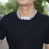 Пользовательские имя пузырь письма с 20 мм кубинский цепи ожерелья подвески мужские хип-хоп рок уличные украшения
