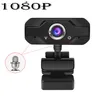 HD Webcam مدمج MICS MICS SMART 1080P Web Web Camera USB Pro Dream Camera لأجهزة الكمبيوتر المحمولة على سطح المكتب CAM CAM لنظام التشغيل Windows