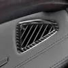 Carbon fiber Car-styling Dashboard Air Conditioning Outlet Vent Frame Decorative Cover Sticker Trim For BMW X5 X6 E70 E71 F15 F16 Accessorie