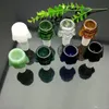 Bolha multicolor de vidro dos desenhos animados Pipes Chefe Converter Atacado água Vidro Tabaco acessórios de vidro Ash Catcher
