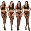 Nouveau Rajstopy ouvert entrejambe femmes collants Sexy tatouage collants résille pour femmes noir dentelle Sexy Lingerie Collant221z