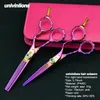 Japan Steel 6" 5.75"hair Cutting Barbers Kit Professional Hairdressing Scissors Barber Hair Salon Tools Thinning Shears