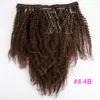 120g Blond OMBER Brazilian PU Wefts Seamless Clip Ins Rak Cuticle Inriktad Remy Virgin Human Natural Color Brown Hair Extensions