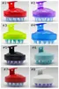 Silicone Shampoo Brush Shampoo Scalp Massage Brush Hair Washing Comb Body Bath Spa Massage Bath Brushes Scrubbers