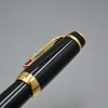 Haute qualité Bohemies Black Resin Golden Silver Clip Roller stylo à bille Écriture fournitures scolaires de bureau avec diamant et numéro de série sur clip