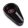 Ceramic Cigar Ashtrays 4 Colors Fahion Home Protable Single Cigar Holder Round Ash Slot Cigarette Ashtray OOA7322-3