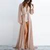 Women Solid Chiffon Kimono Summer Beach Holiday Cardigan Bikini Cover Wrap Beachwear Loose Long Dress S-XL