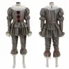 Masque Halloween + Cosplay Cosplay Hot Movie IT Pennywise Masque Steven King's Latex's Chapitre Deux Costumes Costumes Costumes Clown Adulte Kids1