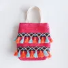 2020 bébé sacs nouveaux enfants sacs à main mode filles Mini enfants tissé à la main creux sac à main paille tissé sac décontracté voyage plage pièces sacs